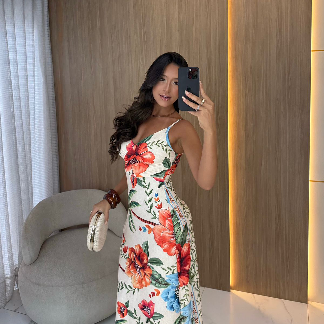 Vestido Floral de Amapola  2