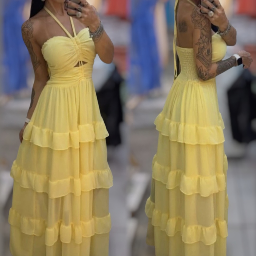 Vestido Maite ✨️ Amarillo 1