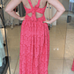 Vestido Largo Bordado Coral – Hecho en Brasil | Amapola Boutique - Thumbnail 2