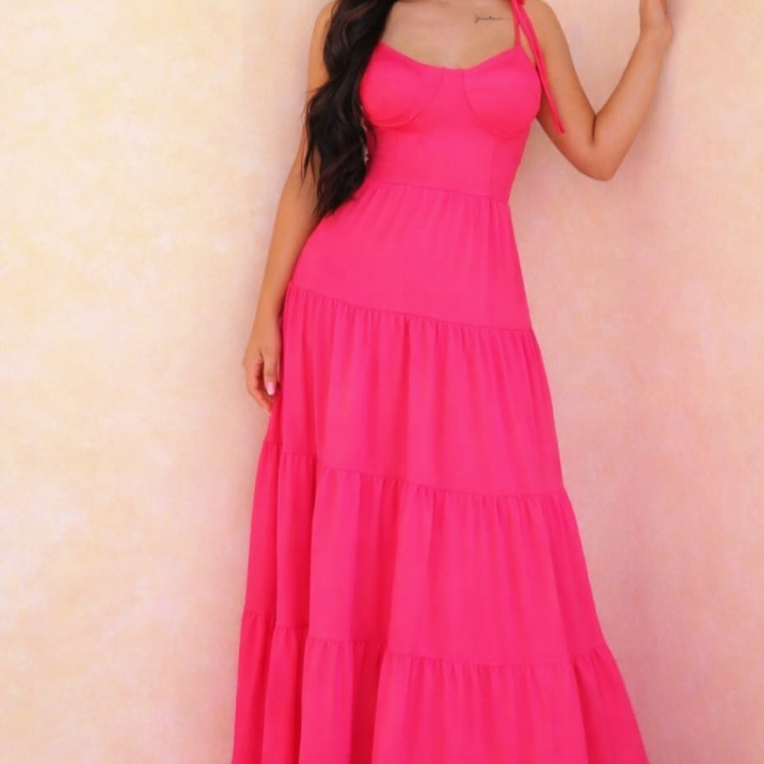 Vestido Maite Fucsia 🩷 3