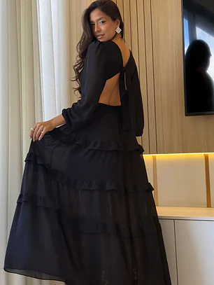 Vestido Jose María Negro 🖤