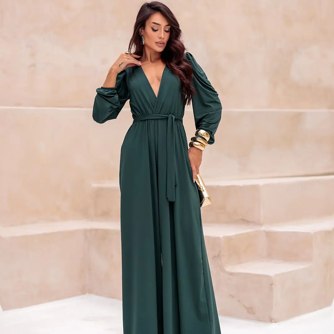 Enterito Elena Verde Esmeralda - Elegancia y Comodidad e 1
