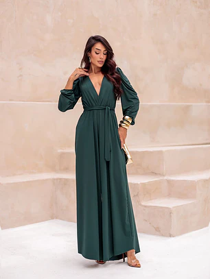 Enterito Elena Verde Esmeralda - Elegancia y Comodidad e