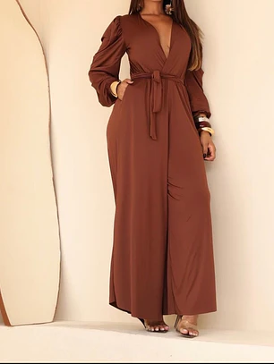 Enterito Elena Marrón - Elegancia y Comodidad e