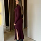 Vestido Bruna Marsala - Miniatura 2