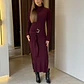 Vestido Bruna Marsala - Miniatura 1