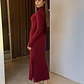 Vestido Bruna Vino - Miniatura 2