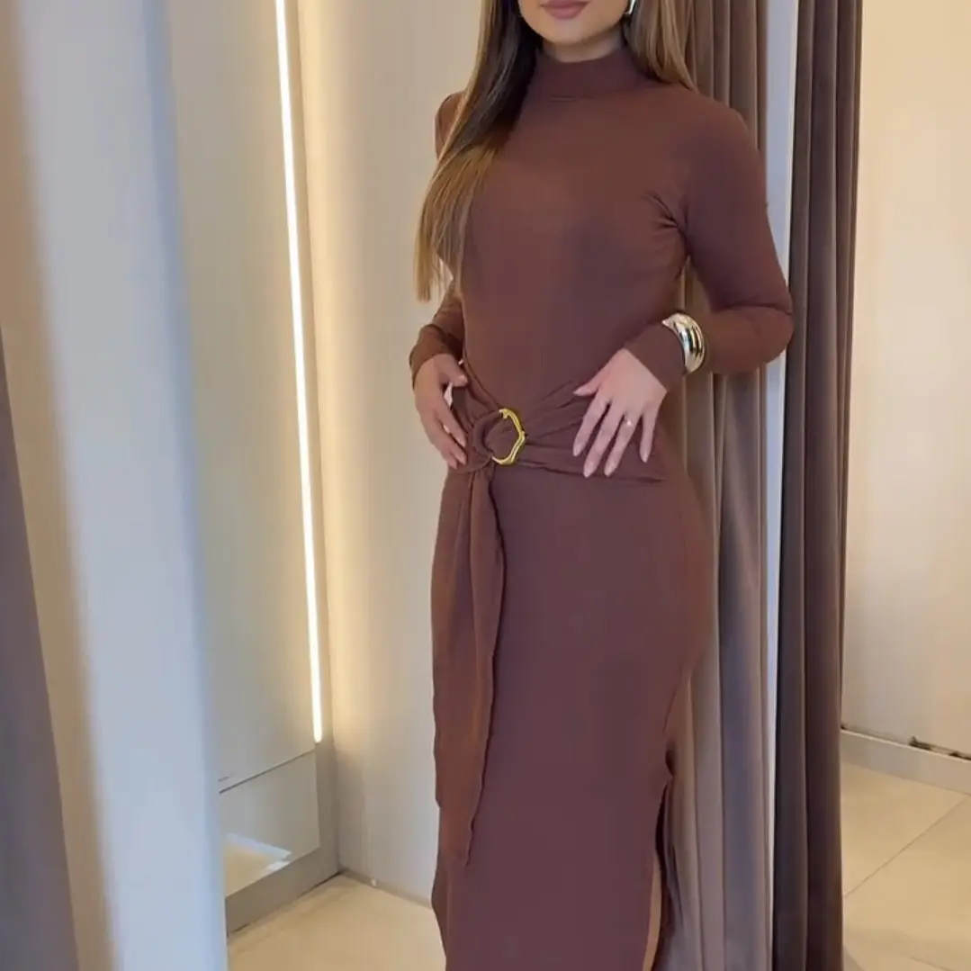 Vestido Bruna Marrón 2