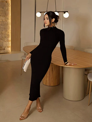 ​🖤 VESTIDO ECLIPSE: La definición de elegancia audaz