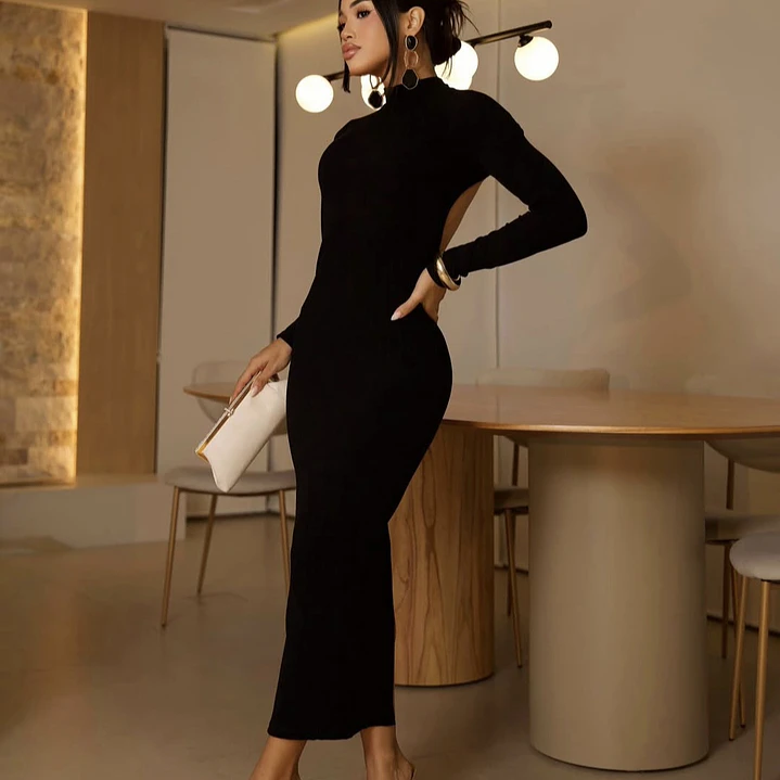 ​🖤 VESTIDO ECLIPSE: La definición de elegancia audaz 3