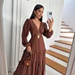 Vestido Jose María Chocolate 🤎 - Miniatura 3