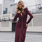 Vestido Drapeado Thássia Marsala - Miniatura 1