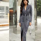 Vestido Isadora Gris - Miniatura 1