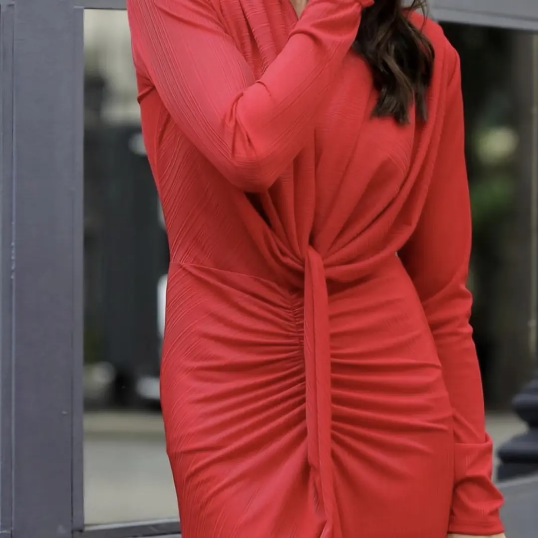Vestido Thássia Rojo 4