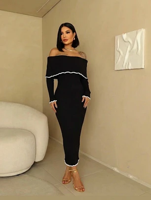 Vestido Mariana - Negro