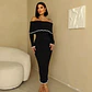 Vestido Mariana - Negro - Thumbnail 1