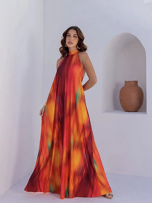 ​Vestido Largo Naiara – Moda Brasileña Exclusiva 🇧🇷