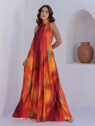 ​Vestido Largo Naiara – Moda Brasileña Exclusiva 🇧🇷