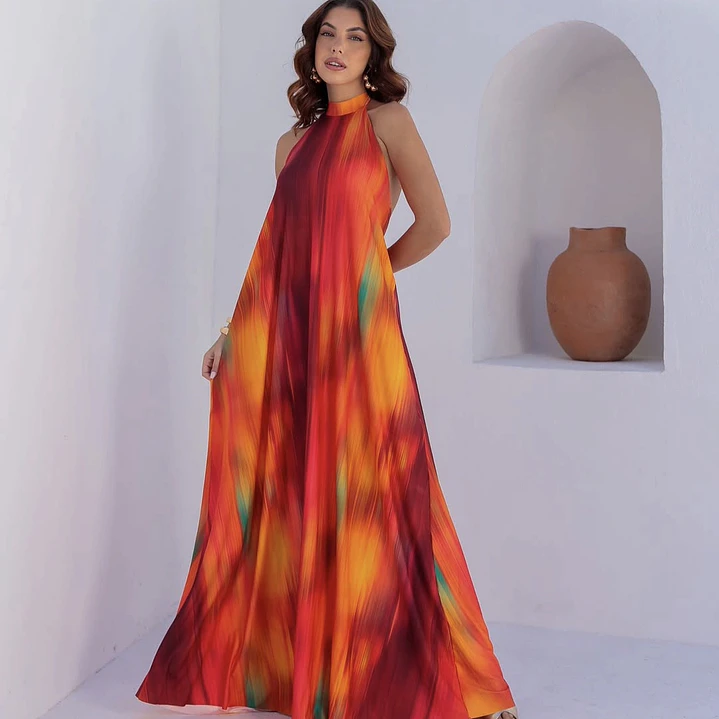 ​Vestido Largo Naiara – Moda Brasileña Exclusiva 🇧🇷 2