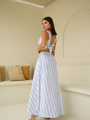Conjunto Maissa Celeste 💙