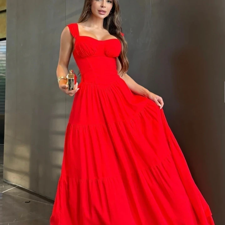 Vestido Larissa Rojo 2
