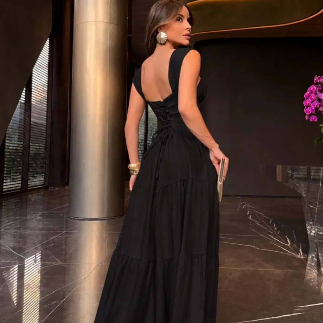 Vestido Larissa Negro 3