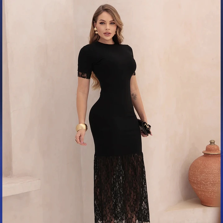 Vestido Elisa 🖤 4