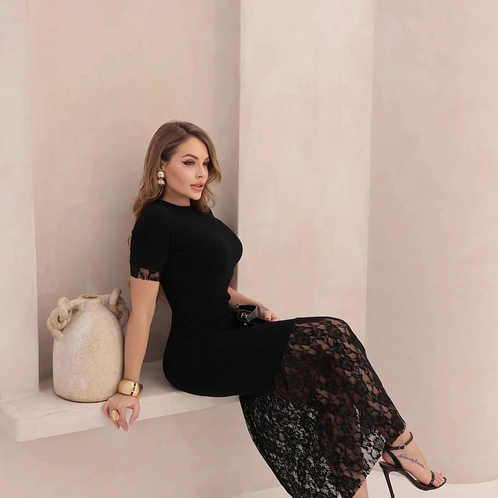Vestido Elisa 🖤 5