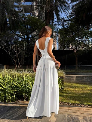 Vestido Larissa Blanco 🤍