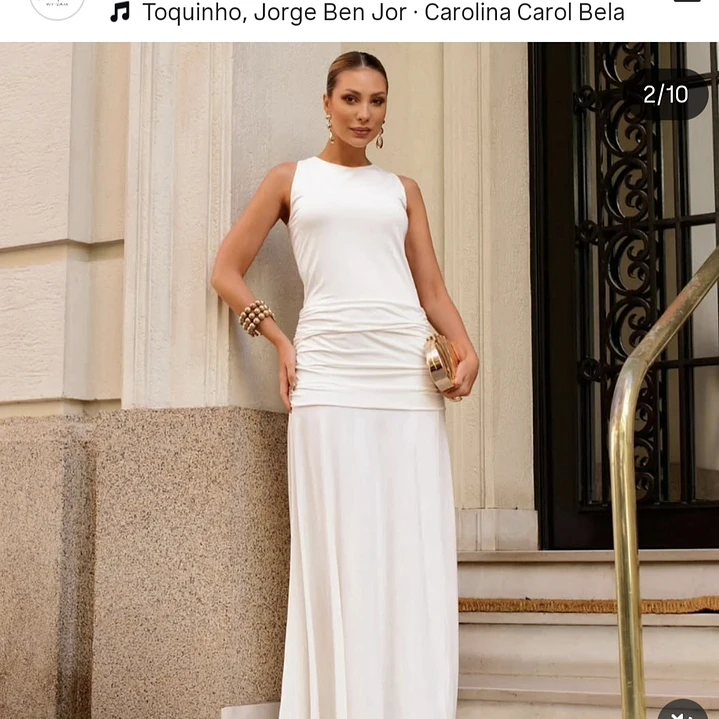 Vestido Bia Blanco 🤍 5