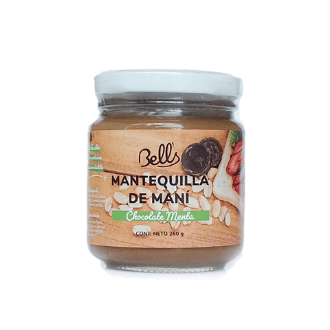 MANTEQUILLA DE MANI CHOCOLATE MENTA (260gr)