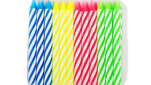 VELAS DE CUMPLEAÑOS ESPIRAL (12 UNIDADES)