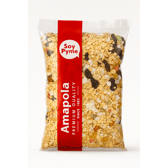 Granola Miel Mix Frutos deshidratados Almendras, Coco, Kiwi, Pasas, Nueces 1 Kilo 1