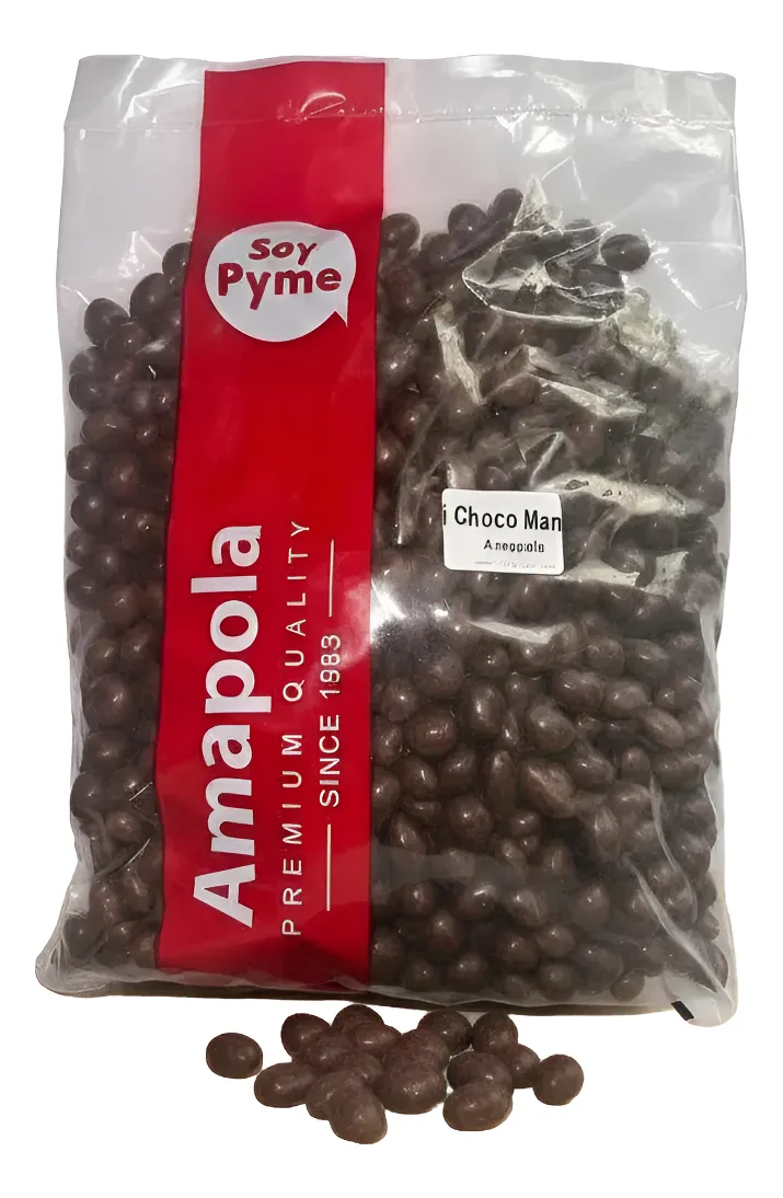 DISQUETI - MANÍ CUBIERTO CON CHOCOLATE 1 KILO (ROCKLETS)