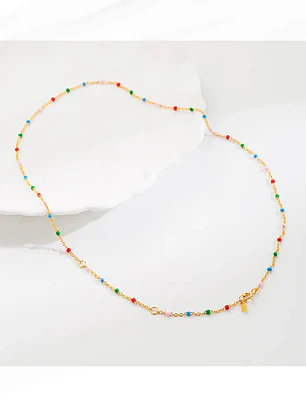 Collar Balines Esmaltados