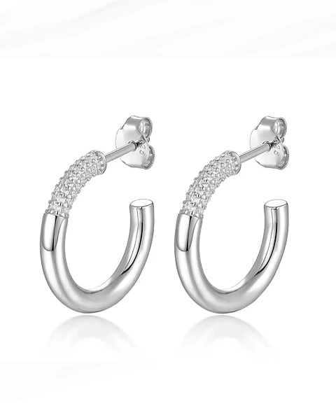 Aretes Shine Hoop