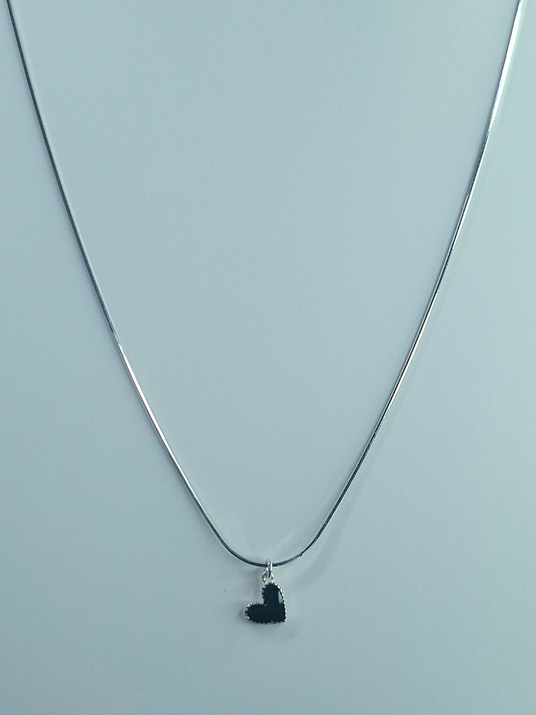 Collar Corazón Noir 1