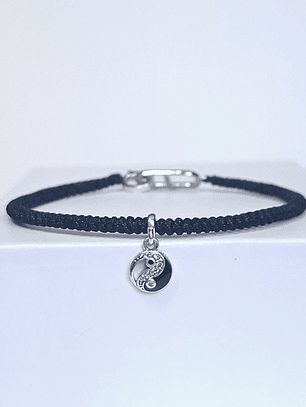 Pulsera yin yang minimalista