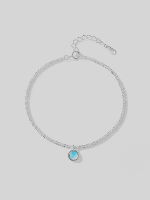 Pulsera Encanto Piedra Lunar