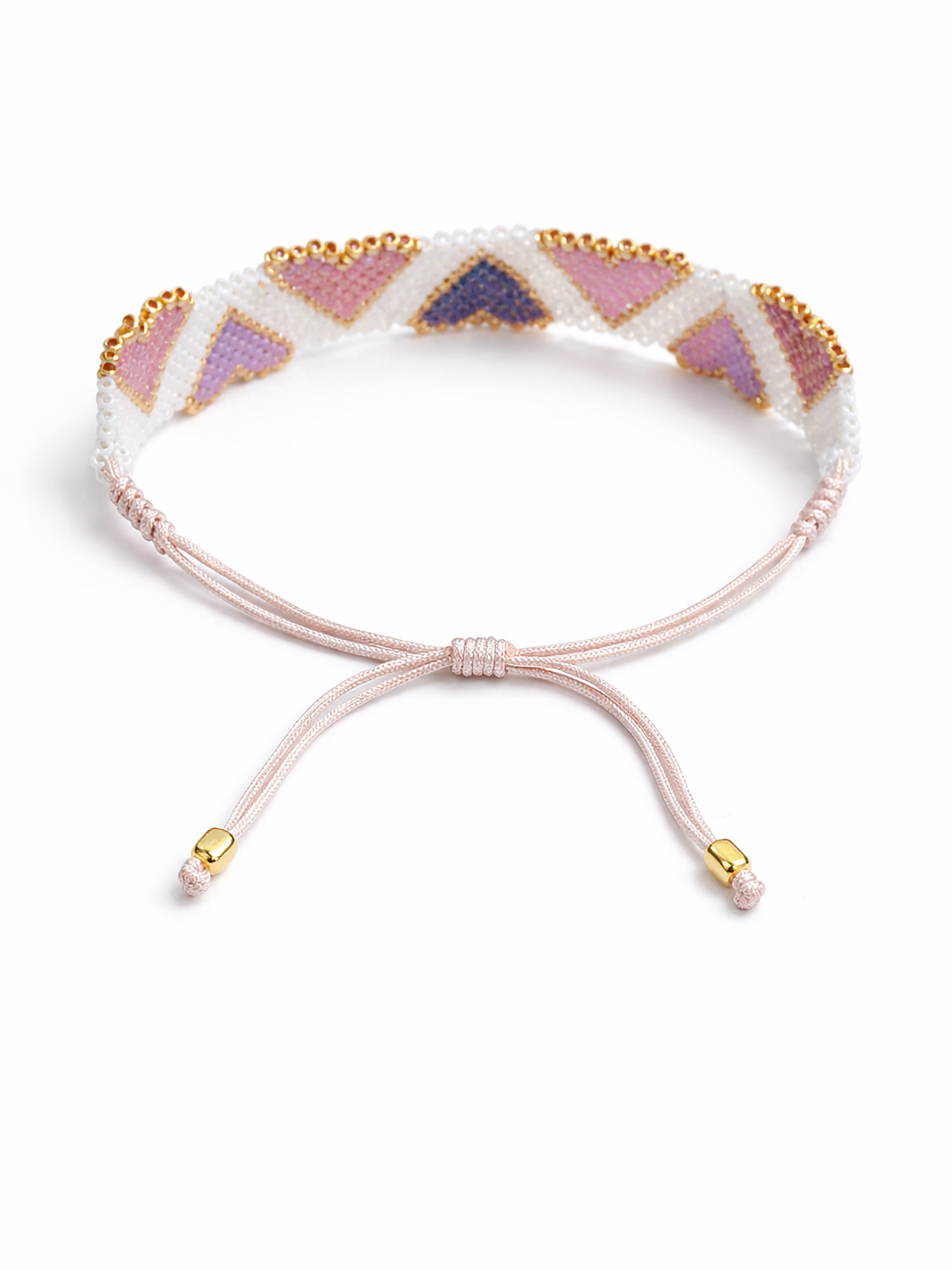 Pulsera Corazones Miyuki 2