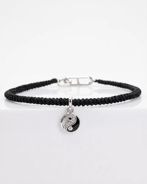 Pulsera Yin Yang en Macramé