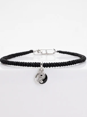 Pulsera Yin Yang en Macramé