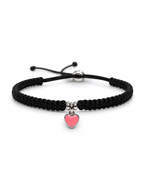 Pulsera Corazón Mini en Macramé