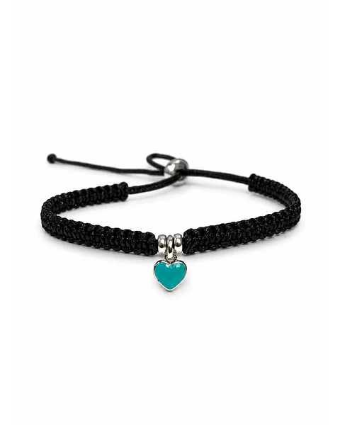 Pulsera Corazón Mini en Macramé