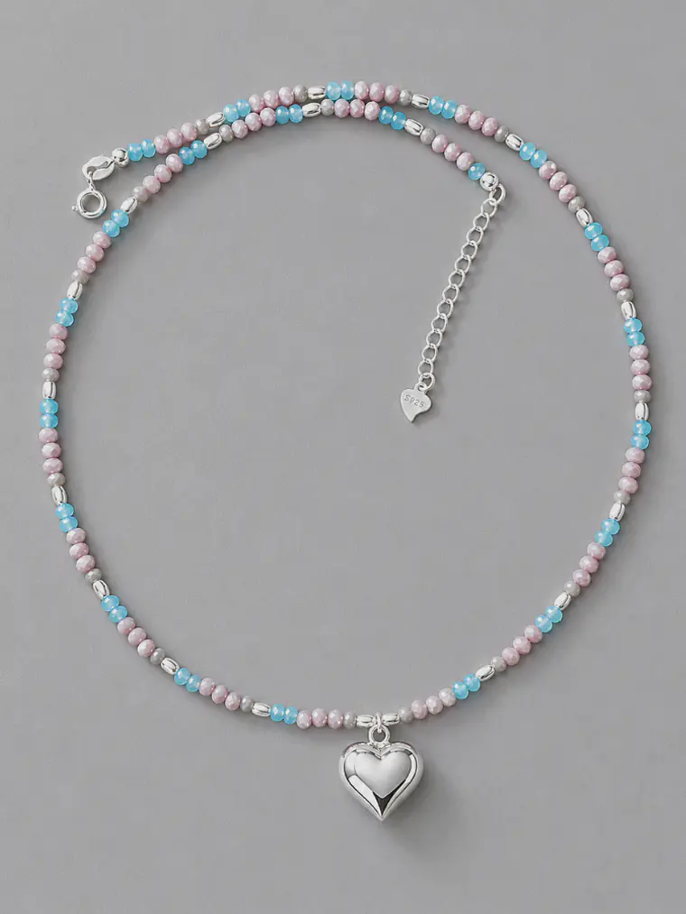Collar Corazón Murano 2