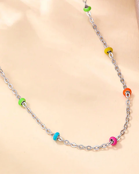 Collar Aros Esmaltados