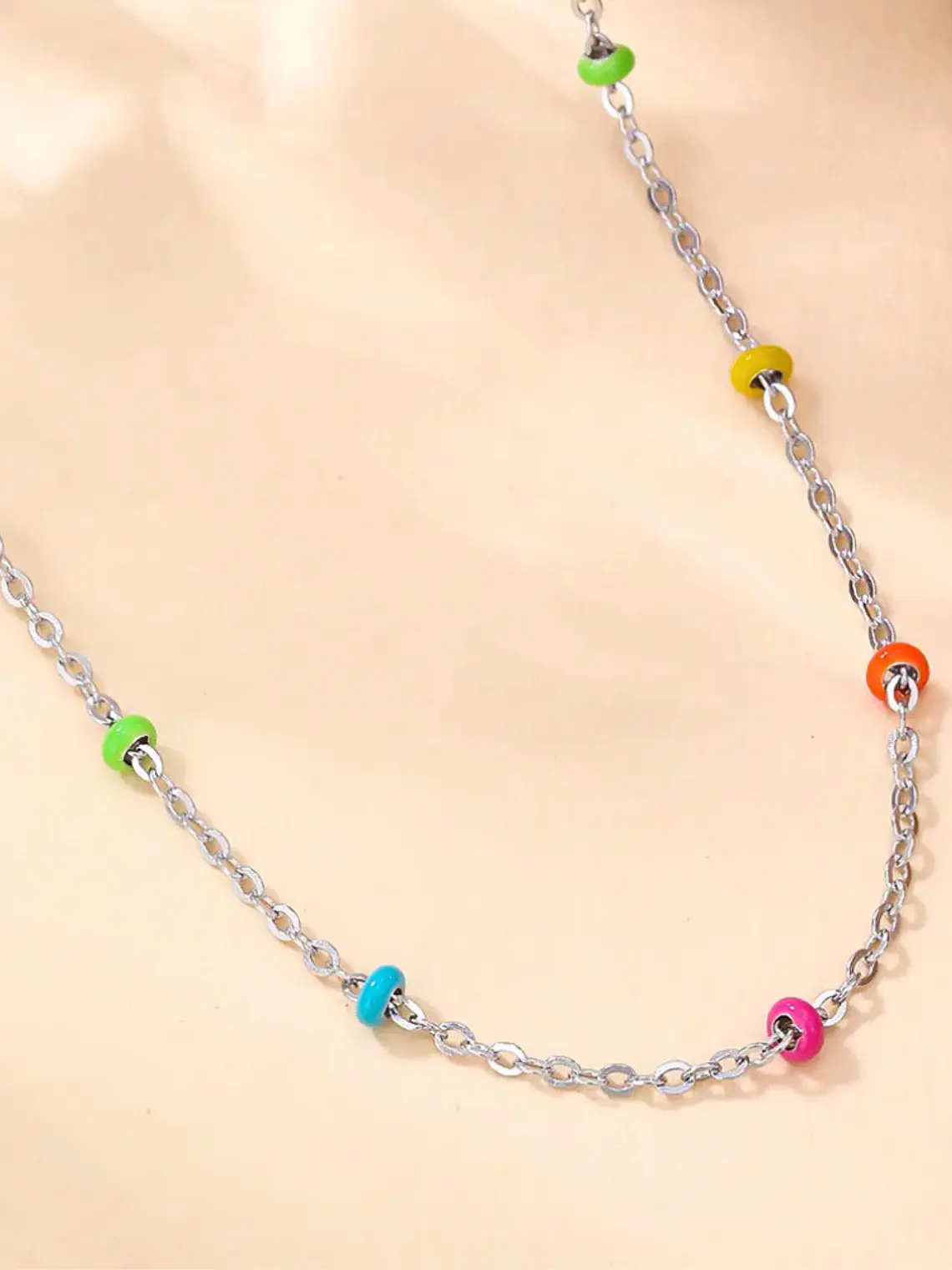 Collar Aros Esmaltados 2