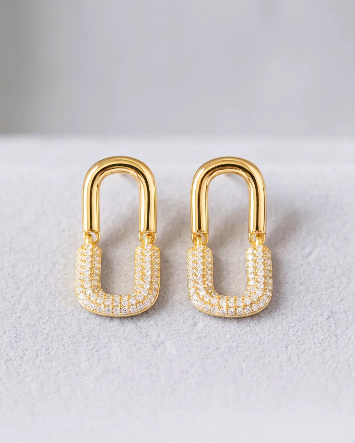 Aretes Eslabón Dual 1