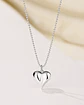 Collar Corazón Espejo - Miniatura 2