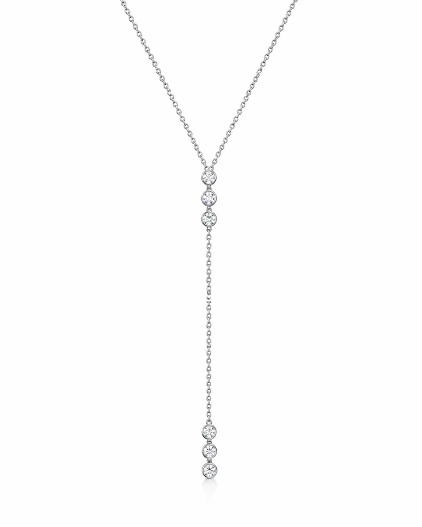 Collar Lariat de Circonitas 2